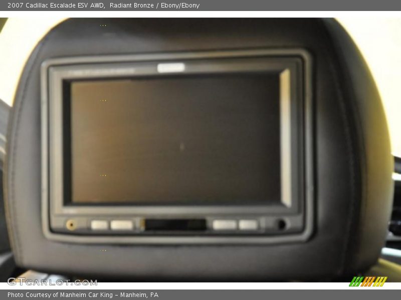 Radiant Bronze / Ebony/Ebony 2007 Cadillac Escalade ESV AWD