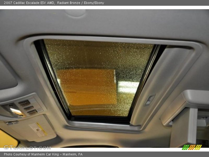 Radiant Bronze / Ebony/Ebony 2007 Cadillac Escalade ESV AWD
