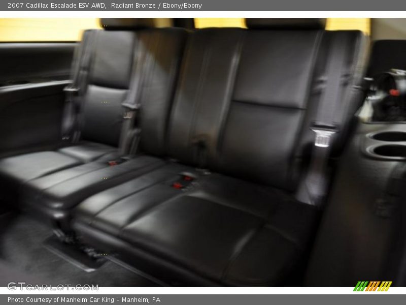 Radiant Bronze / Ebony/Ebony 2007 Cadillac Escalade ESV AWD