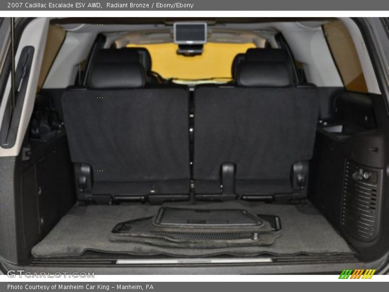 Radiant Bronze / Ebony/Ebony 2007 Cadillac Escalade ESV AWD
