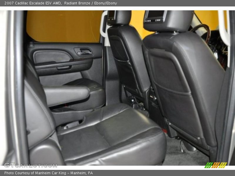 Radiant Bronze / Ebony/Ebony 2007 Cadillac Escalade ESV AWD