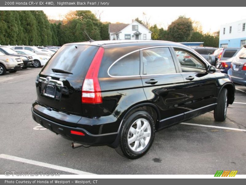 Nighthawk Black Pearl / Ivory 2008 Honda CR-V EX 4WD