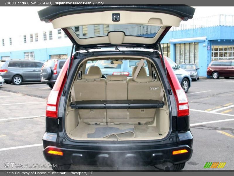 Nighthawk Black Pearl / Ivory 2008 Honda CR-V EX 4WD