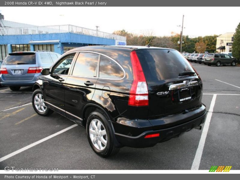 Nighthawk Black Pearl / Ivory 2008 Honda CR-V EX 4WD
