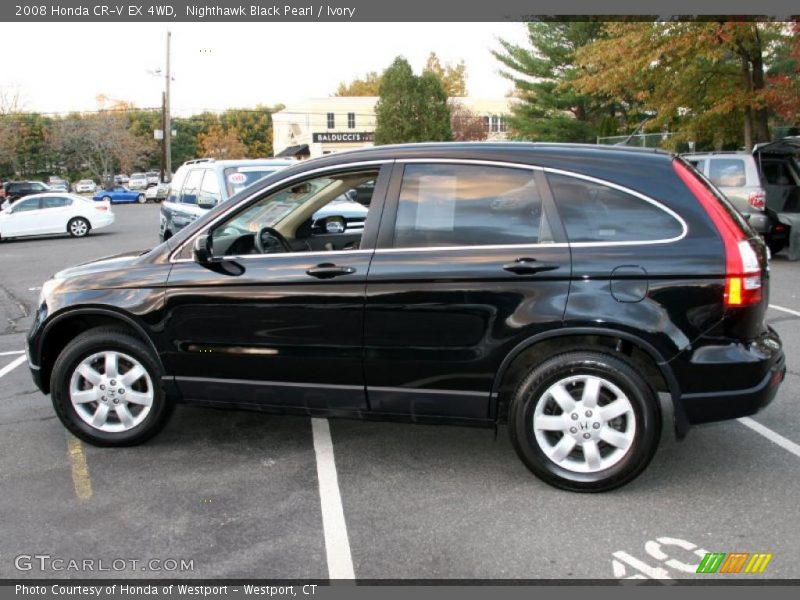 Nighthawk Black Pearl / Ivory 2008 Honda CR-V EX 4WD