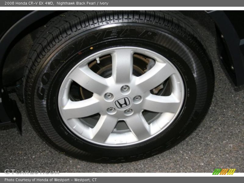 Nighthawk Black Pearl / Ivory 2008 Honda CR-V EX 4WD