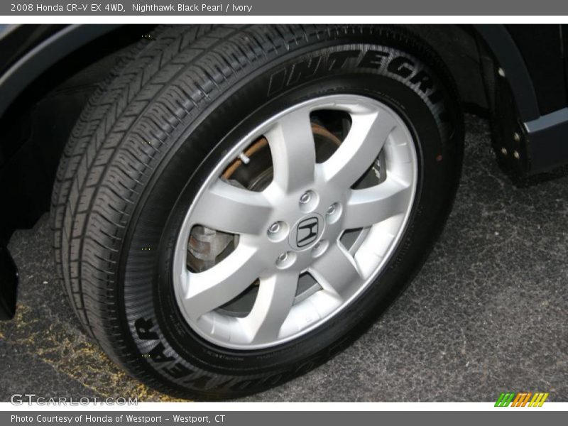 Nighthawk Black Pearl / Ivory 2008 Honda CR-V EX 4WD