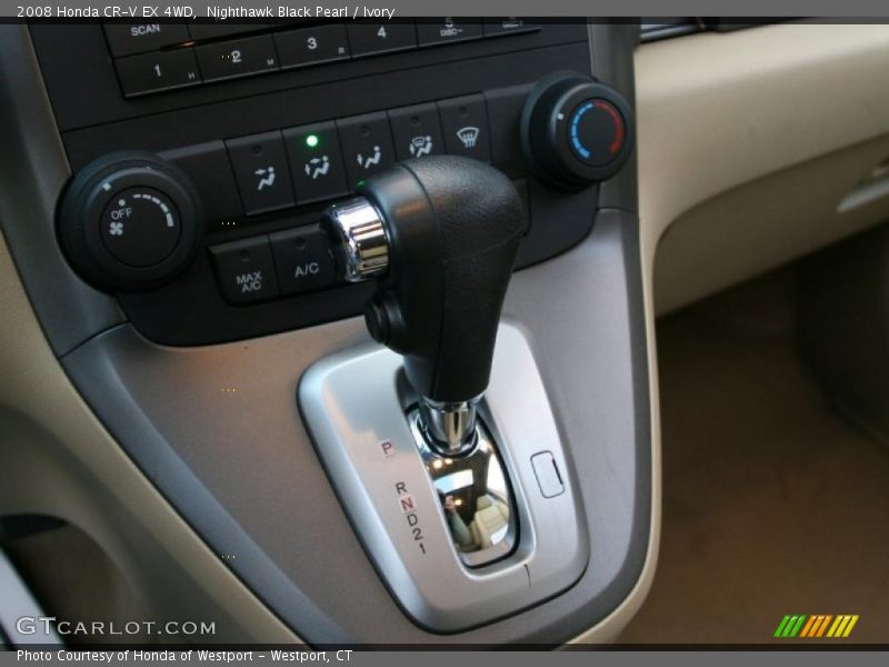 Nighthawk Black Pearl / Ivory 2008 Honda CR-V EX 4WD