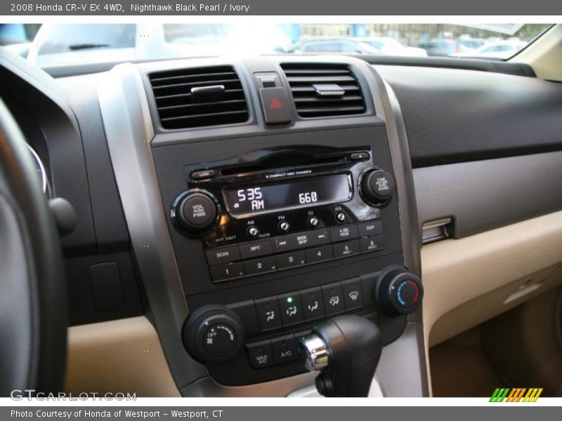 Nighthawk Black Pearl / Ivory 2008 Honda CR-V EX 4WD
