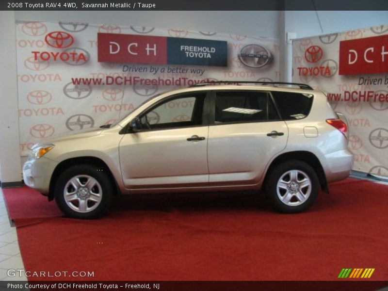 Savannah Metallic / Taupe 2008 Toyota RAV4 4WD