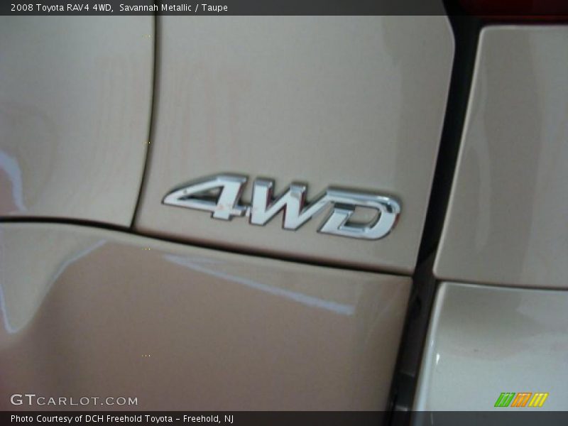 Savannah Metallic / Taupe 2008 Toyota RAV4 4WD