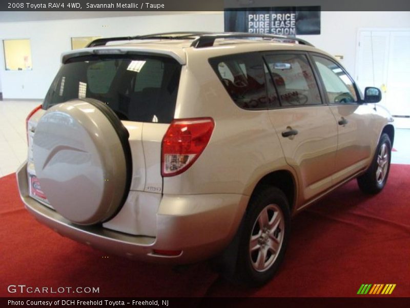 Savannah Metallic / Taupe 2008 Toyota RAV4 4WD