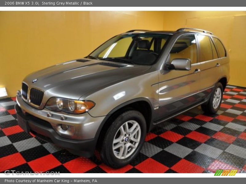 Sterling Grey Metallic / Black 2006 BMW X5 3.0i