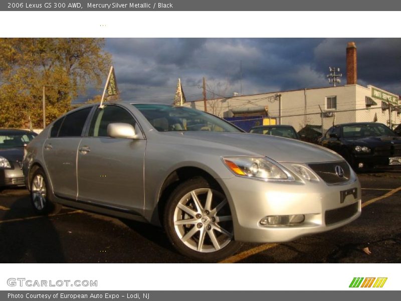 Mercury Silver Metallic / Black 2006 Lexus GS 300 AWD