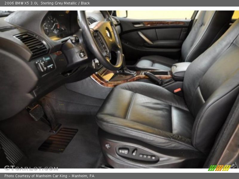 Sterling Grey Metallic / Black 2006 BMW X5 3.0i