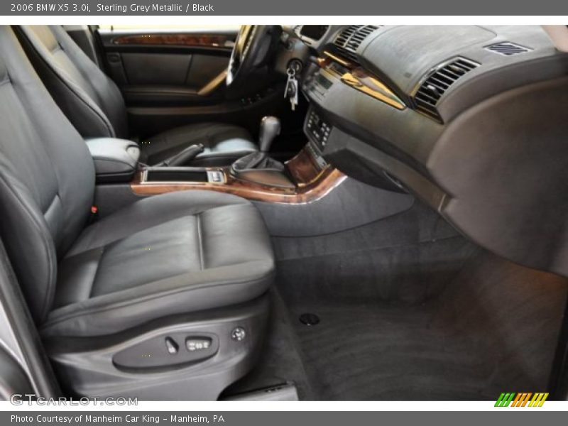 Sterling Grey Metallic / Black 2006 BMW X5 3.0i