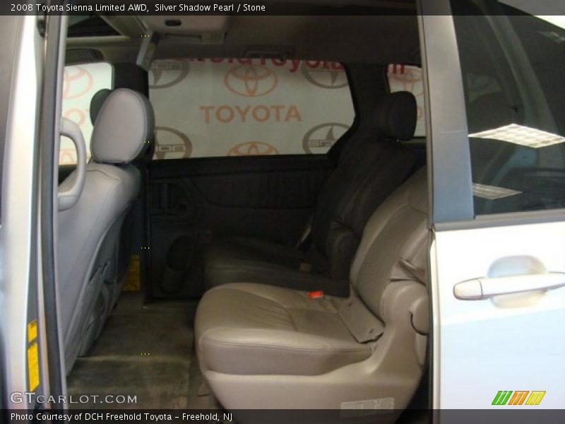 Silver Shadow Pearl / Stone 2008 Toyota Sienna Limited AWD