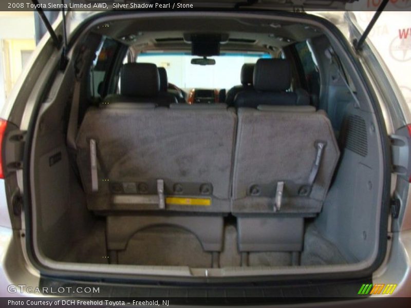 Silver Shadow Pearl / Stone 2008 Toyota Sienna Limited AWD