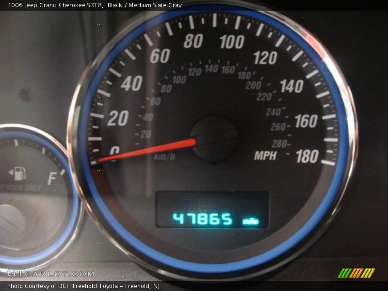 Black / Medium Slate Gray 2006 Jeep Grand Cherokee SRT8