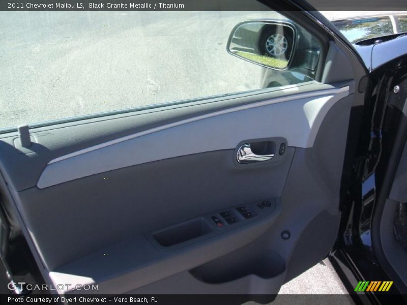 Black Granite Metallic / Titanium 2011 Chevrolet Malibu LS