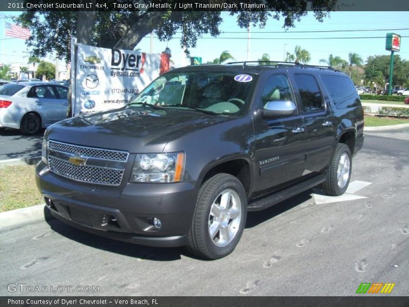 Taupe Gray Metallic / Light Titanium/Dark Titanium 2011 Chevrolet Suburban LT 4x4