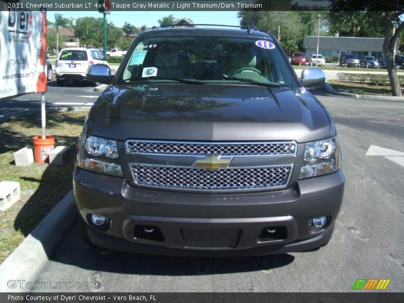 Taupe Gray Metallic / Light Titanium/Dark Titanium 2011 Chevrolet Suburban LT 4x4