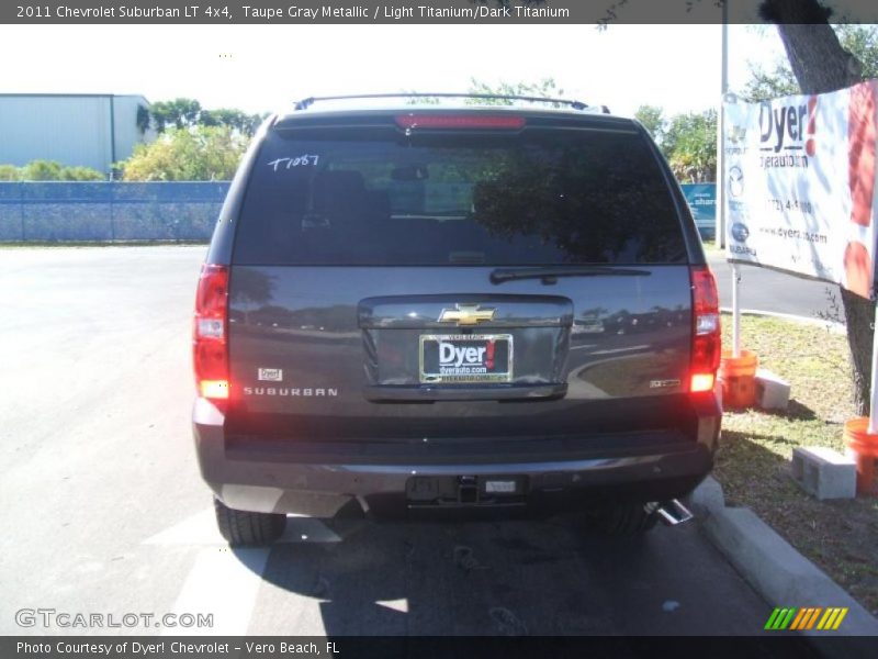 Taupe Gray Metallic / Light Titanium/Dark Titanium 2011 Chevrolet Suburban LT 4x4