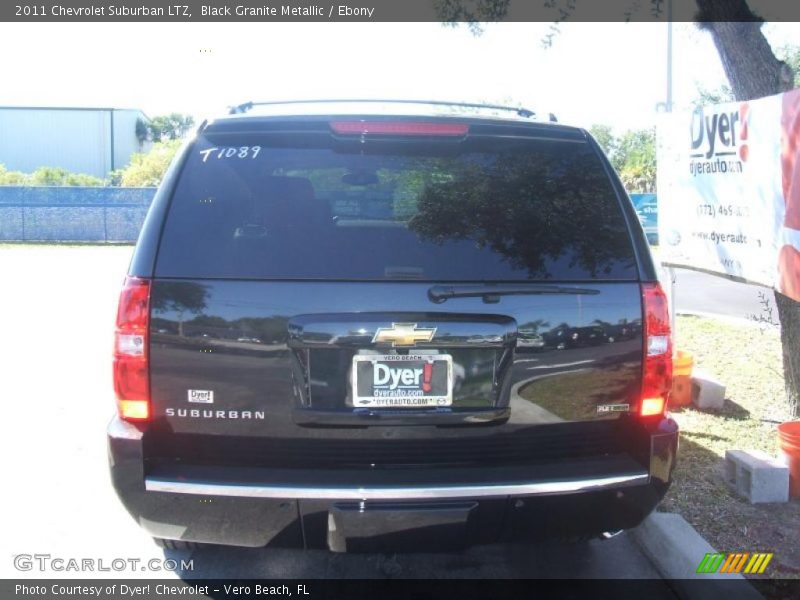 Black Granite Metallic / Ebony 2011 Chevrolet Suburban LTZ