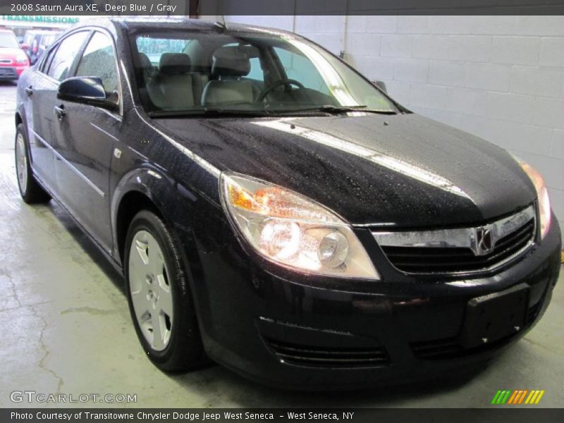 Deep Blue / Gray 2008 Saturn Aura XE