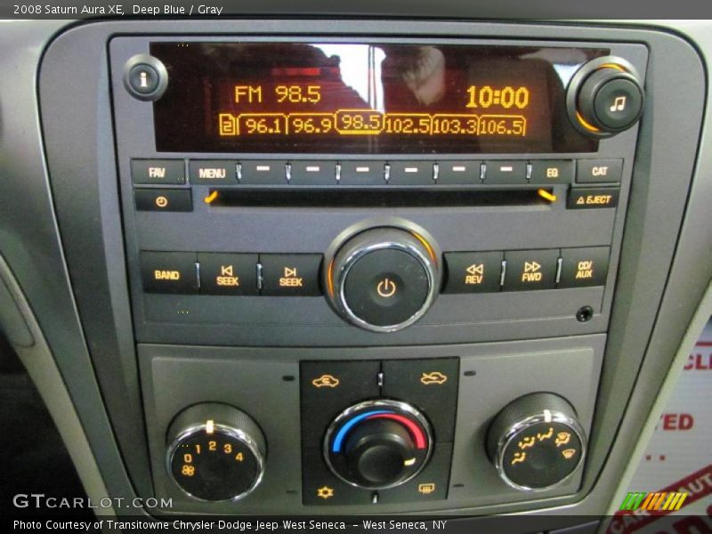 Deep Blue / Gray 2008 Saturn Aura XE