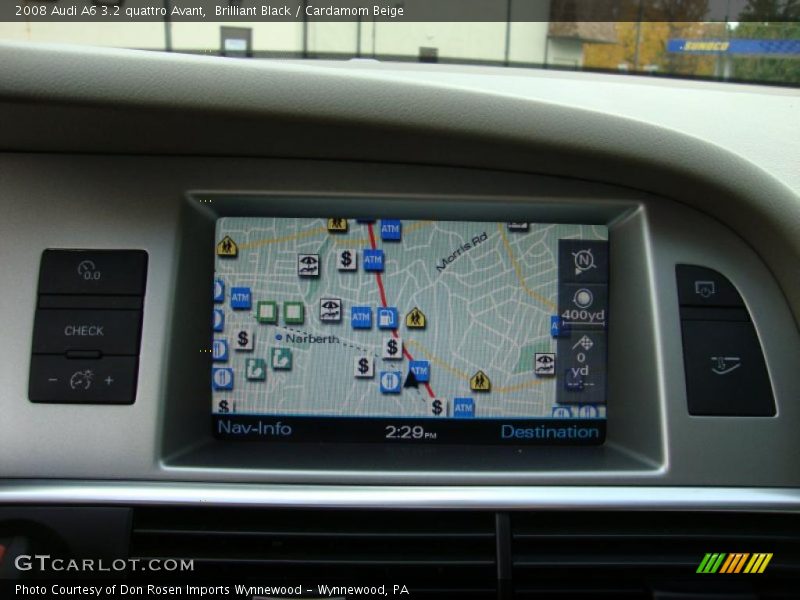 Navigation of 2008 A6 3.2 quattro Avant