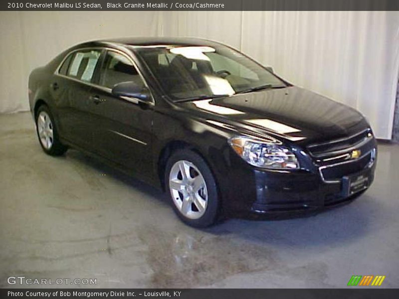 Black Granite Metallic / Cocoa/Cashmere 2010 Chevrolet Malibu LS Sedan