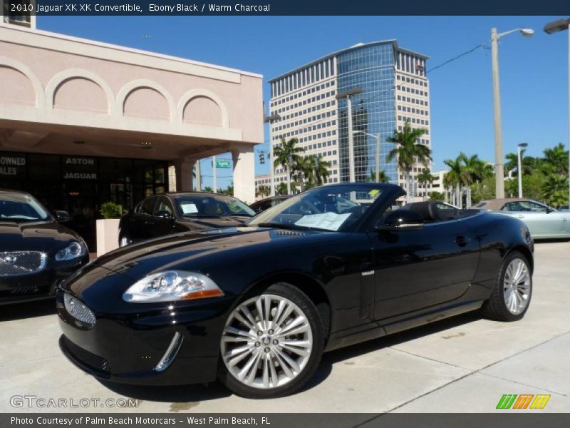 Ebony Black / Warm Charcoal 2010 Jaguar XK XK Convertible