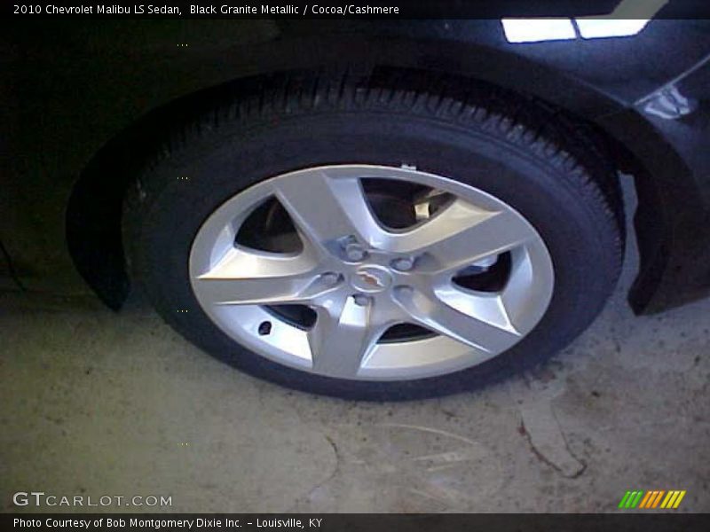 Black Granite Metallic / Cocoa/Cashmere 2010 Chevrolet Malibu LS Sedan