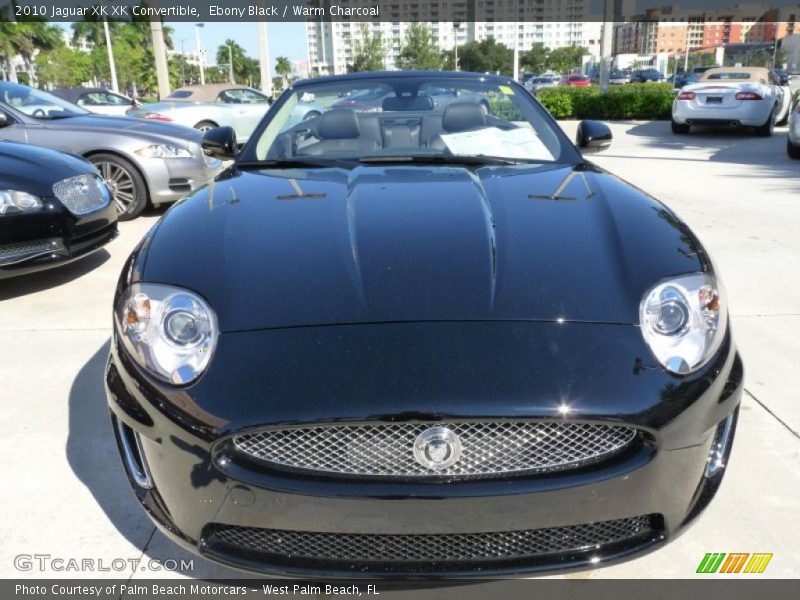 Ebony Black / Warm Charcoal 2010 Jaguar XK XK Convertible