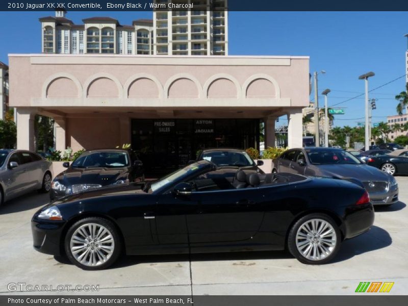 Ebony Black / Warm Charcoal 2010 Jaguar XK XK Convertible