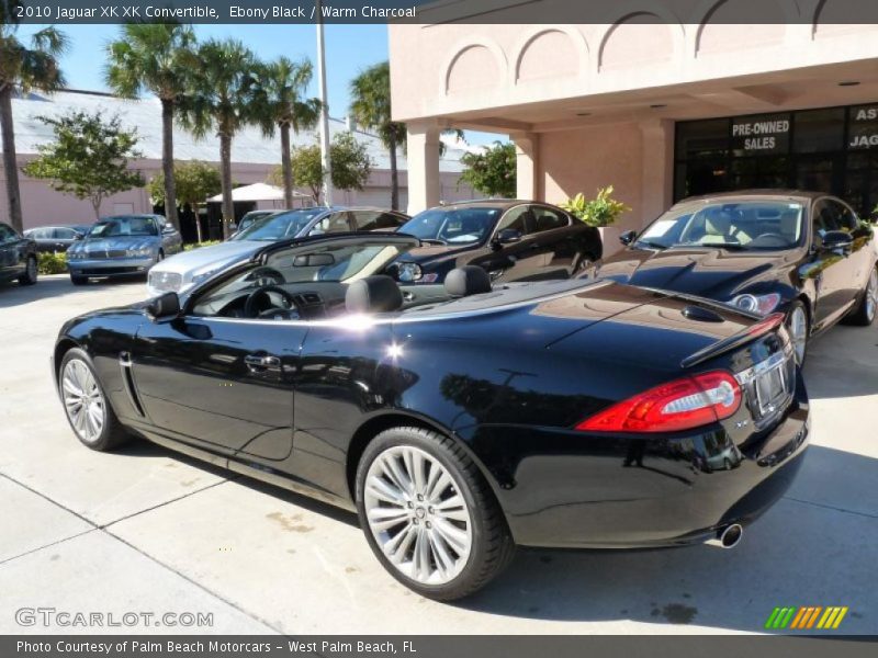 Ebony Black / Warm Charcoal 2010 Jaguar XK XK Convertible