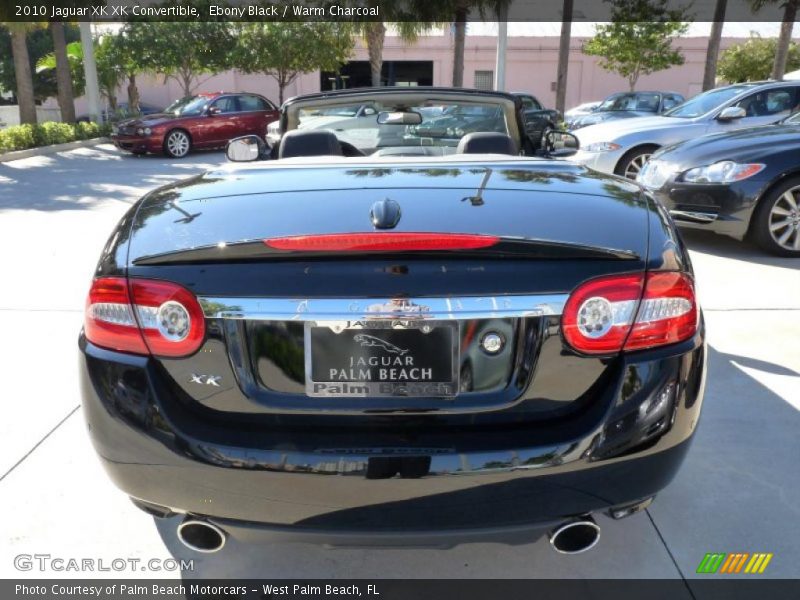 Ebony Black / Warm Charcoal 2010 Jaguar XK XK Convertible
