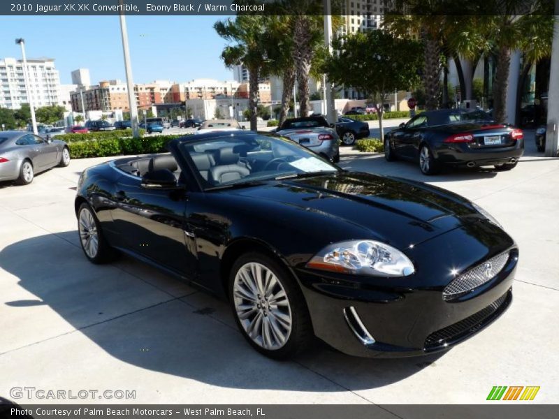 Ebony Black / Warm Charcoal 2010 Jaguar XK XK Convertible