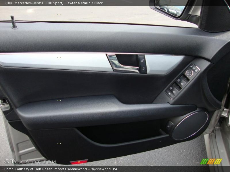 Pewter Metallic / Black 2008 Mercedes-Benz C 300 Sport