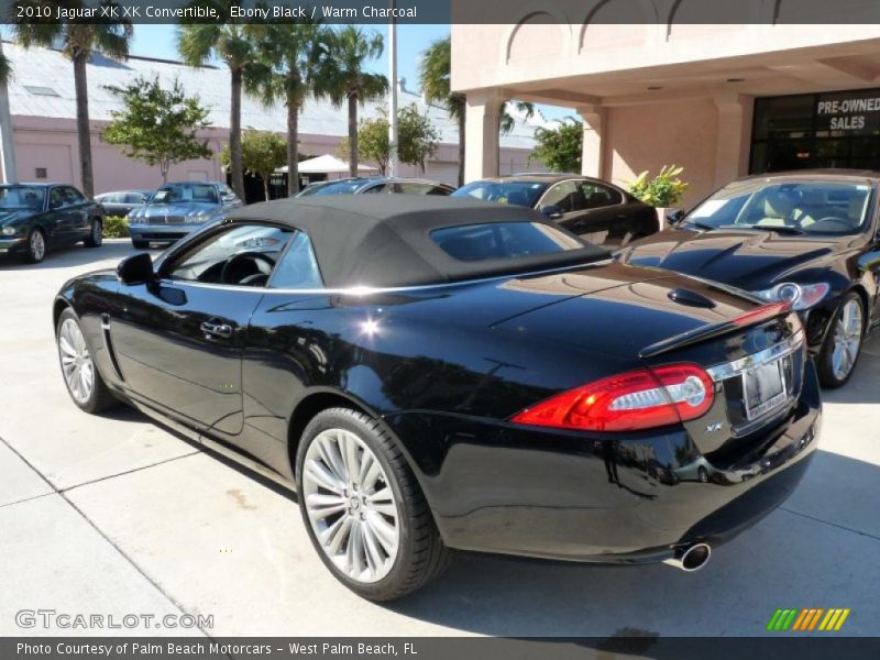 Ebony Black / Warm Charcoal 2010 Jaguar XK XK Convertible
