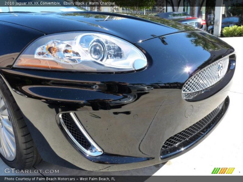 Ebony Black / Warm Charcoal 2010 Jaguar XK XK Convertible
