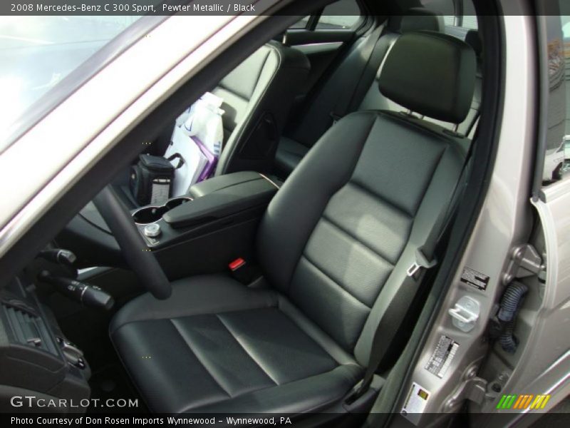Pewter Metallic / Black 2008 Mercedes-Benz C 300 Sport