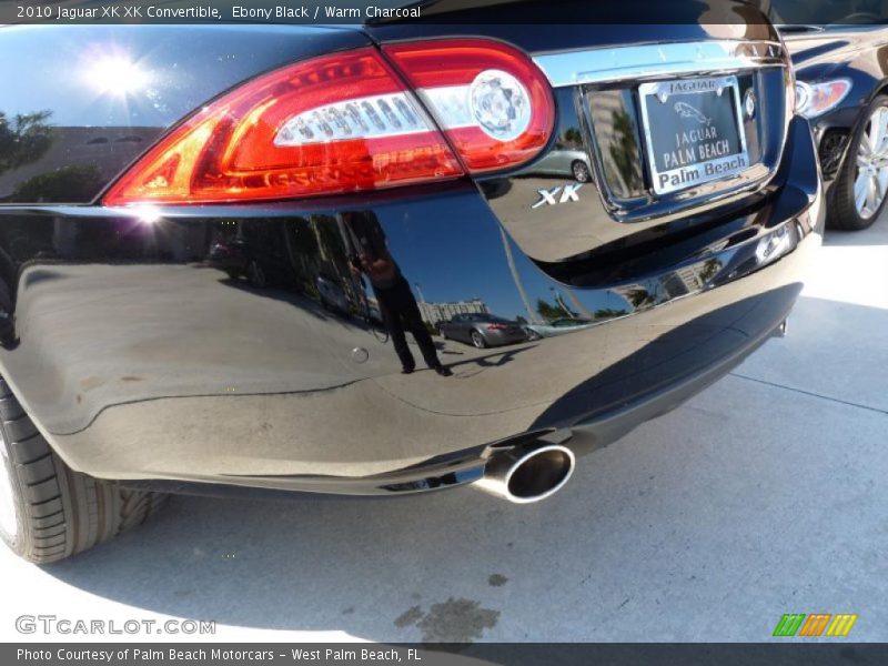 Ebony Black / Warm Charcoal 2010 Jaguar XK XK Convertible