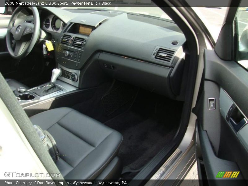 Pewter Metallic / Black 2008 Mercedes-Benz C 300 Sport