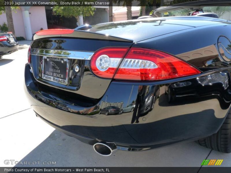 Ebony Black / Warm Charcoal 2010 Jaguar XK XK Convertible