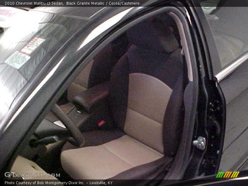 Black Granite Metallic / Cocoa/Cashmere 2010 Chevrolet Malibu LS Sedan