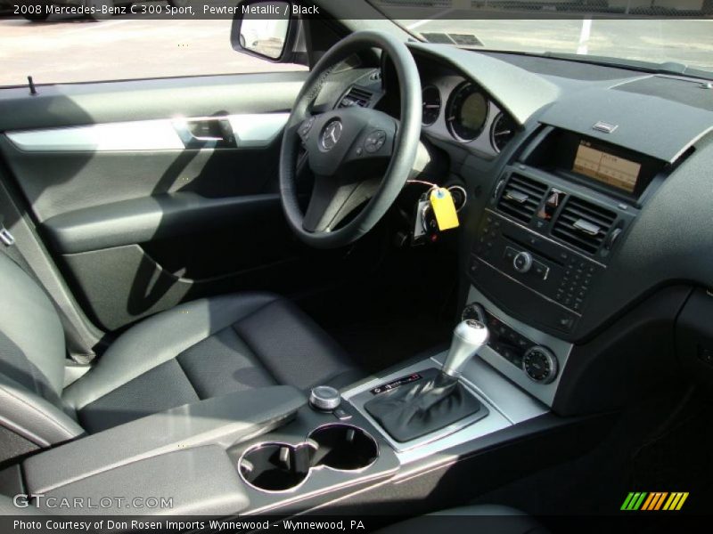 Pewter Metallic / Black 2008 Mercedes-Benz C 300 Sport