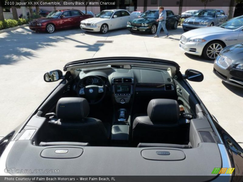 Ebony Black / Warm Charcoal 2010 Jaguar XK XK Convertible