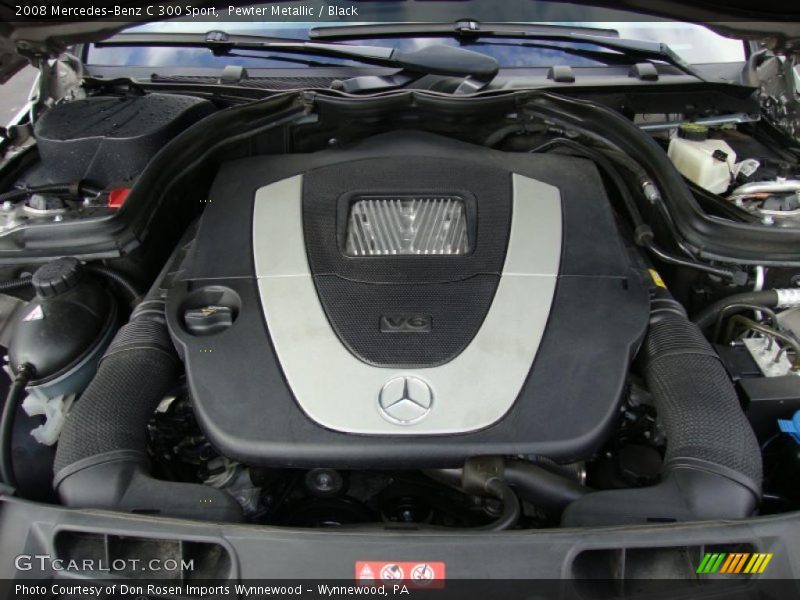 Pewter Metallic / Black 2008 Mercedes-Benz C 300 Sport